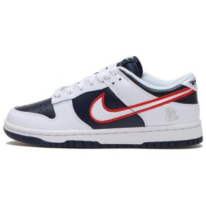 Nike Dunk Low Premium Houston Comets Four Peat Blue Obsidian White (DZ2780-100)