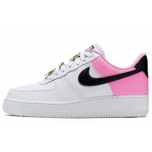 Nike Air Force 1 Low SE Basketball Pins Pink White Black-China-Rose (AA0287-107)