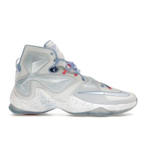 Nike   LeBron 13 Christmas White Summit-White Blue-Tint-Blue-Lagoon (816278-144)