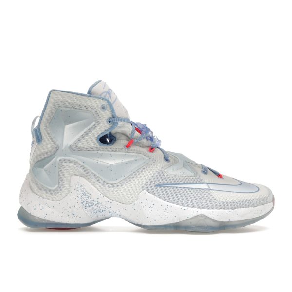 Nike   LeBron 13 Christmas White Summit-White Blue-Tint-Blue-Lagoon (816278-144)