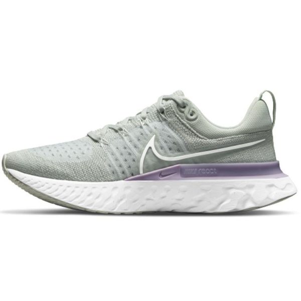 Nike React Infinity Run Flyknit 2 Light Silver Lilac Grey Infinite-Lilac Barely-Green (CT2423-005)