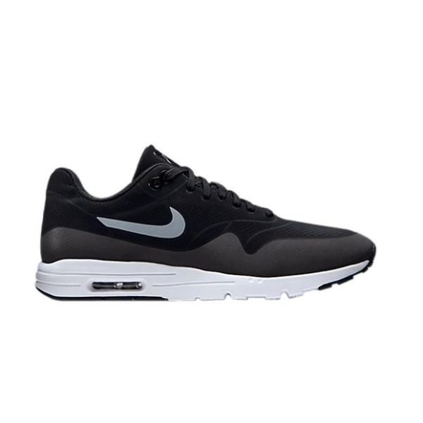 Nike Air Max 1 Ultra Moire Black Metallic-Silver White (704995-001)