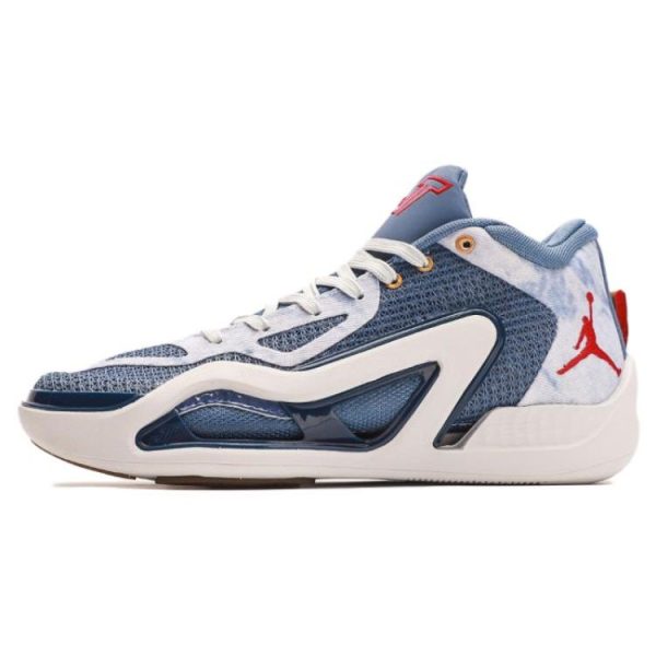 Air Jordan Jordan Tatum 1 Denim   Blue Stone-Blue University-Red (DZ3320-400)