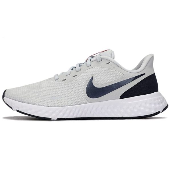 Nike Revolution 5 Pure Platinum Thunder Blue  - (BQ3204-018)