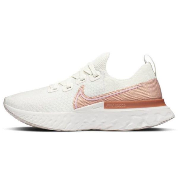 Nike React Infinity Run Flyknit Sail Metallic Copper    - (CD4372-103)