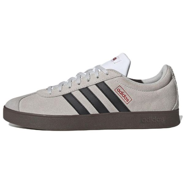 adidas VL Court Grey Black Gum Grey-One Core-Black Better-Scarlet (HQ1802)