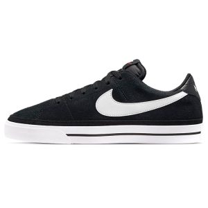 Nike Court Legacy Suede Black White   Gum-Light-Brown (DH0956-001)