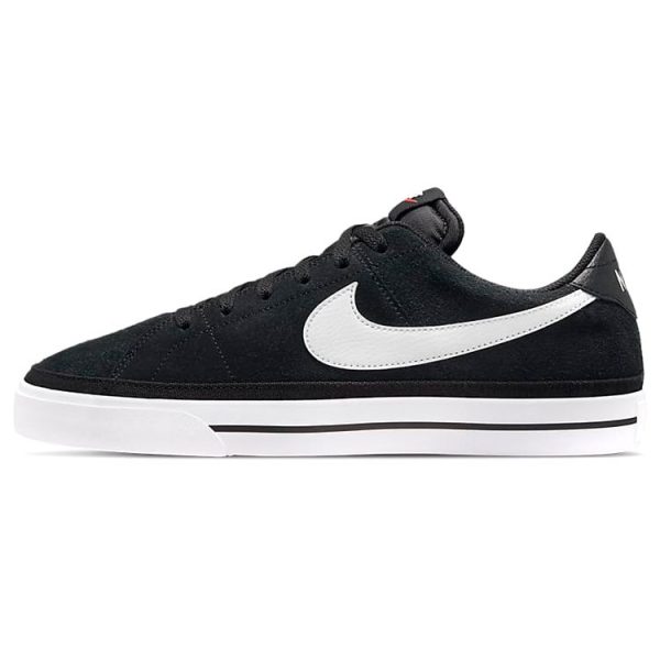Nike Court Legacy Suede Black White   Gum-Light-Brown (DH0956-001)