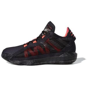 adidas Dame 6 GCA Ruthless Black Core-Black Shock-Red (EF9875)