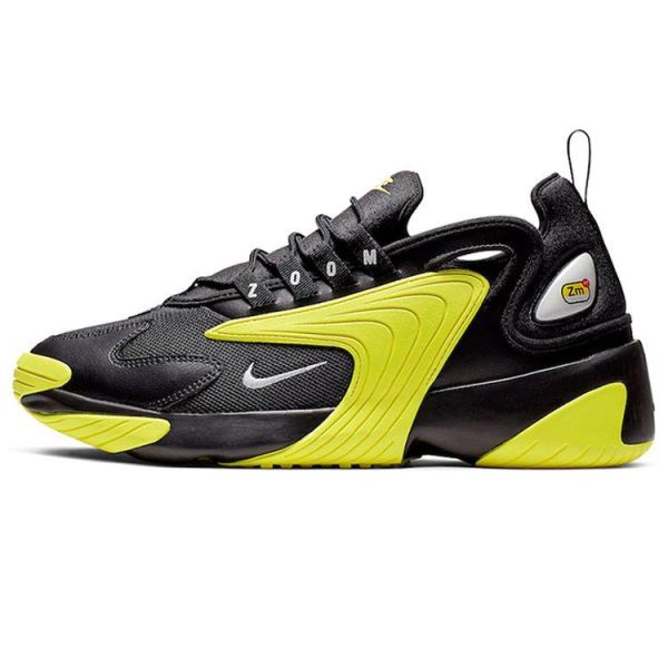 Nike Zoom 2K Black Dynamic Yellow -Dynamic- (AO0269-006)