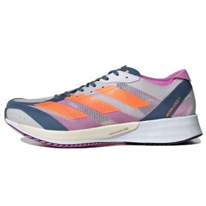 Adidas Adizero Adios 7 Dash Grey Solar Orange   Wonder-Steel (GX6647)