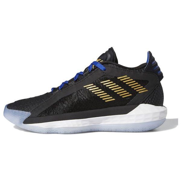 Adidas Dame 6 GCA Stone Cold   Black Core-Black Gold-Metallic (FU9457)