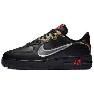 Nike Air Force 1 React Black    Habanero-Red Multi-Color Glow (CN9838-001)