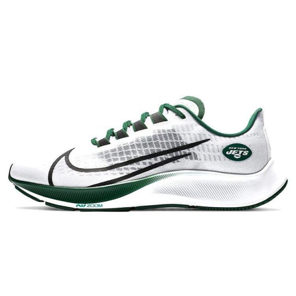 Nike Air Zoom Pegasus 37 New York Jets White Pure-Platinum Sport-Green (CZ5453-100)