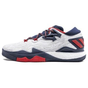 adidas Crazylight Boost Low Harden USA 2016 White Collegiate-Navy Scarlet (B49755)