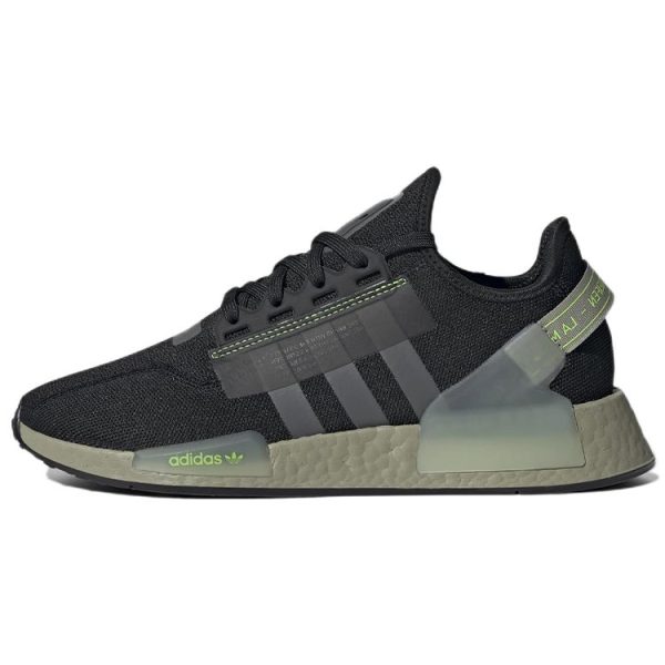 Adidas NMDR1 V2 Black Lime   Core-Black Grey-Five (GY6166)