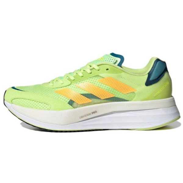 adidas Adizero Boston 10 Pulse Lime Flash Orange    - (GY0927)