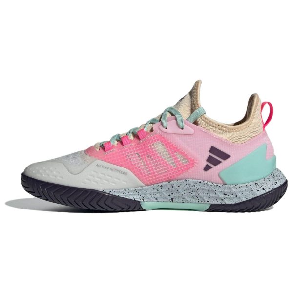 Adidas Adizero Ubersonic 4 Crystal White Semi Flash Aqua    Aurora- (IF0445)