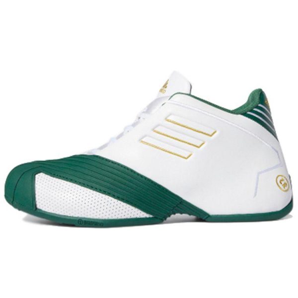 adidas T-Mac 1 White Team Dark Green   Cloud-White Gold-Metalic (FW3663)