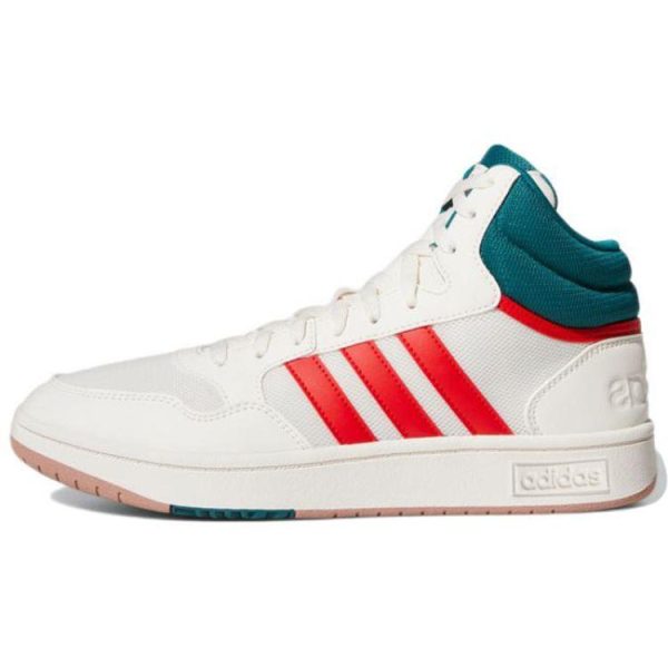 Adidas Hoops 30 Mid White Vivid Red   Cloud-White Legacy-Teal (GZ3811)