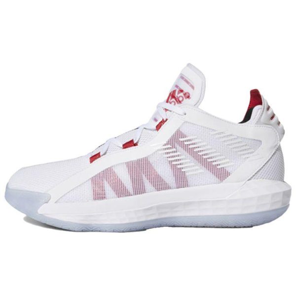 Adidas Dame 6 GCA Dame Time   White Cloud-White Scarlet (EF2504)