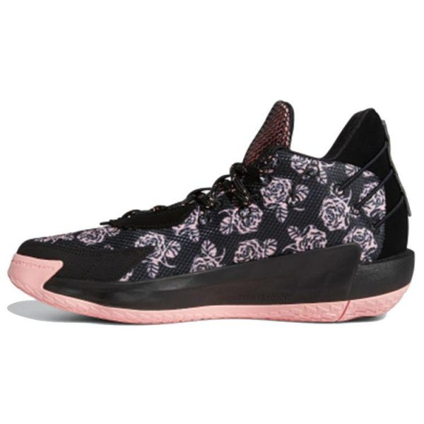 Adidas Dame 7 Rose City   Black Core-Black Glow-Pink (FZ1092)