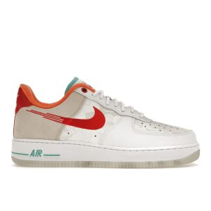 Nike Air Force 1 07 Premium Leap High White Summit-White Washed-Teal (FD4205-16146)
