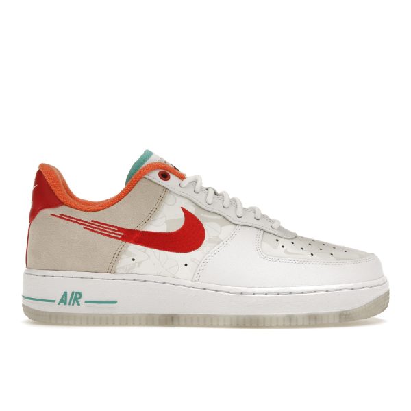 Nike Air Force 1 07 Premium Leap High White Summit-White Washed-Teal (FD4205-16146)