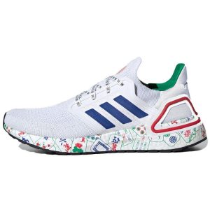 adidas UltraBoost 20 Mahjong White Cloud-White Royal-Blue (FX8889)