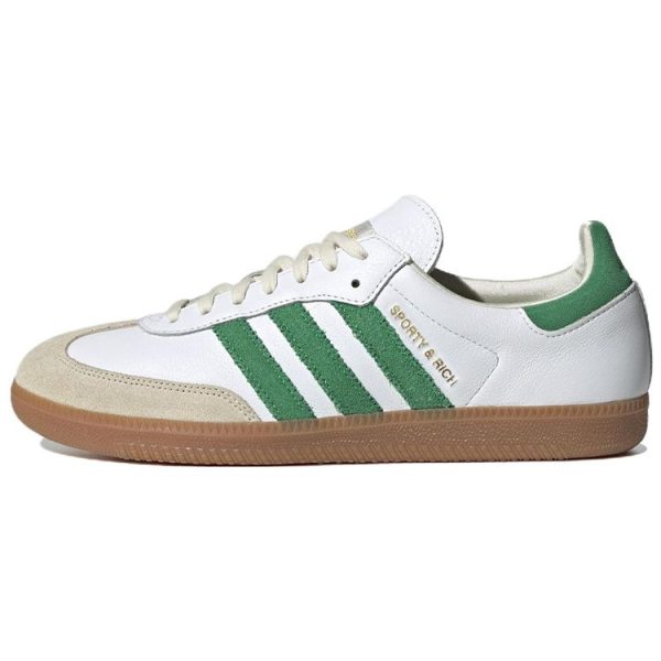 adidas Sporty  Rich x Samba OG White Green Cloud-White Gum (HQ6075)