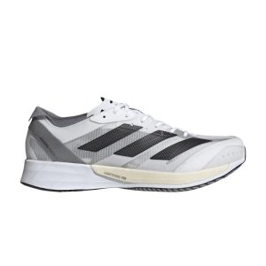 Adidas Adizero Adios 7 White Black Grey   Cloud-White Core-Black Grey-Three (GX6646)