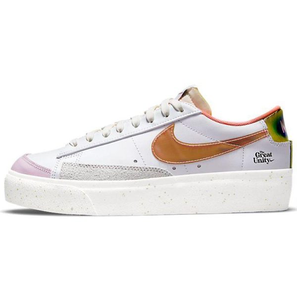 Nike Blazer Low Platform The Great Unity White Regal-Pink Sail (DM5451-611)