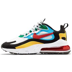 Nike Air Max 270 React Multi-Color White University-Gold University-Red (DA2610-161)