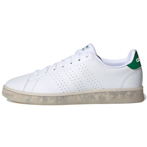 Adidas Advantage Eco White Green   Cloud-White (FY9679)