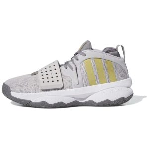 adidas Dame 8 EXTPLY Light Solid Grey Gold Metallic Grey-Three (IG8086)