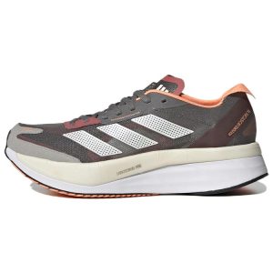 adidas Adizero Boston 11 Grey Beam Orange   Grey-Four Zero-Metalic (GY8406)