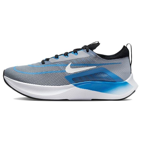 Nike Zoom Fly 4 Wolf Grey Photo Blue Black White (CT2392-005)