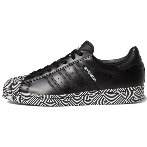 Adidas Hirocoledge x Superstar Tokyo     Core-Black Cloud-White Blue-Bird (FY1589)