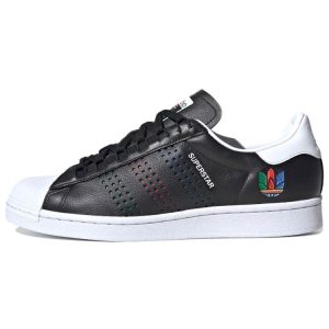 adidas Superstar Colorful Trefoil Core Black Green Cloud-White (FW5387)