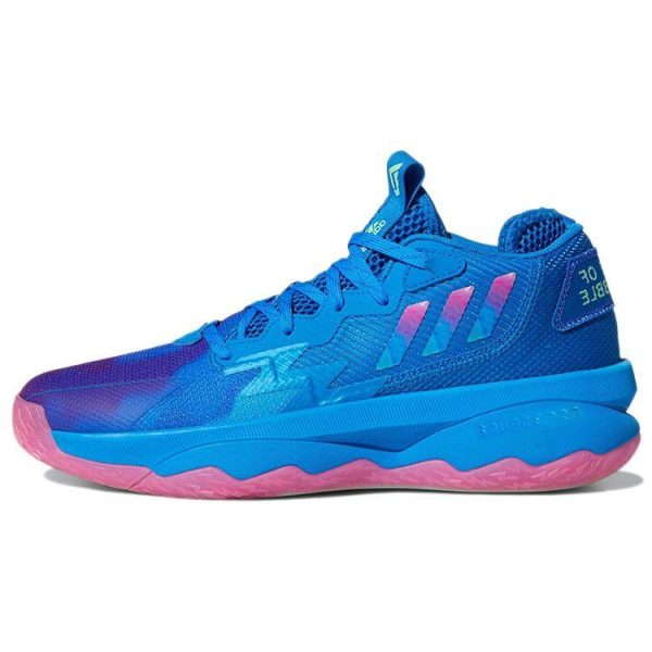 Adidas Dame 8 Battle Of The Bubble    Blue-Rush Pulse-Mint (GY2770)