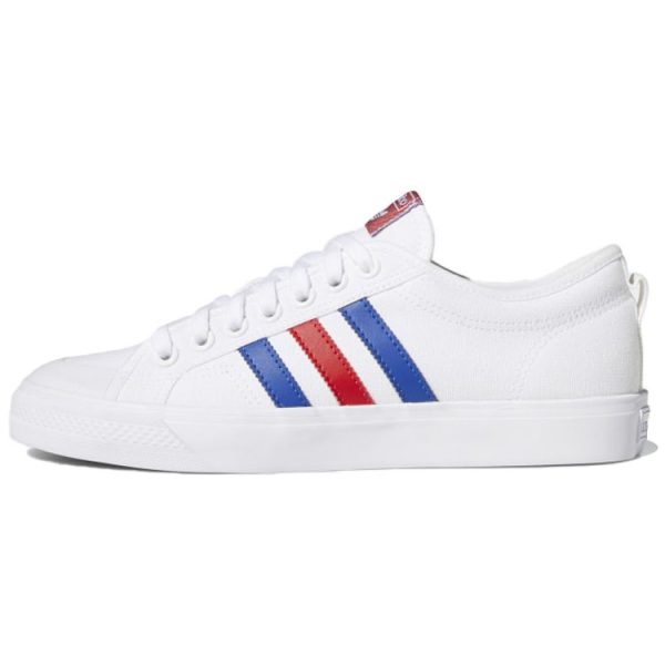 adidas Nizza White Scarlet Blue Cloud-White Royal-Blue (FV0657)