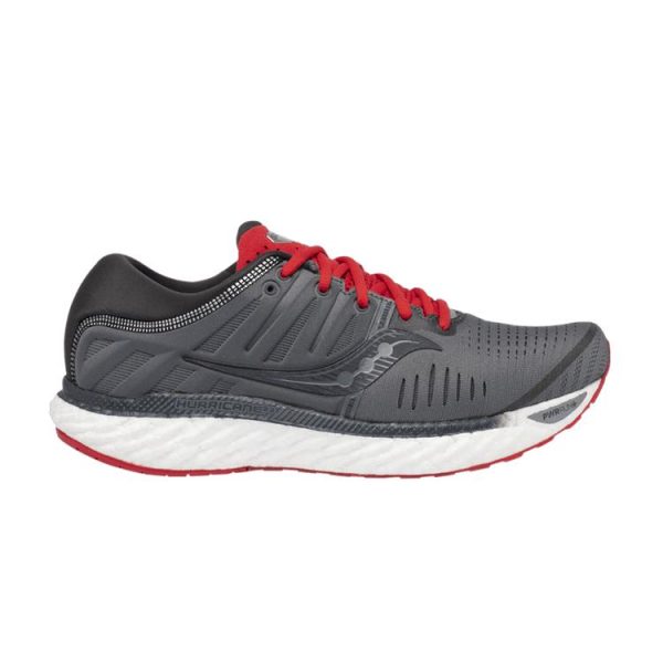 Saucony Hurricane 22 Charcoal Red (S20544-30)