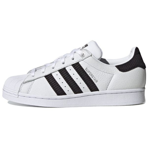 Adidas Superstar Black Corduroy Stripes   White Cloud-White Core-Black (H69025)