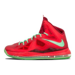 Nike LeBron 10 Christmas Red University-Red trmln-tm-rd (541100-600)