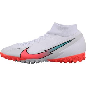 Nike Mercurial Superfly 7 Academy TF White Crimson Jade Photon-Dust Hyper-Jade Flash-Crimson (AT7978-163)