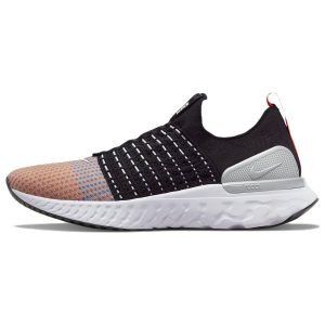 Nike React Phantom Run Flyknit 2 Black Team Orange   Electric-Green White (DQ7647-001)