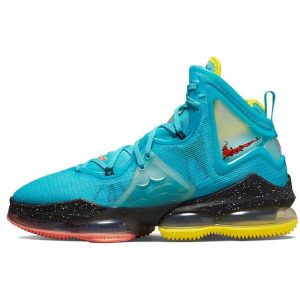 Nike LeBron 19 Christmas Blue Polarized-Blue Crimson-Bliss (DC9338-400)