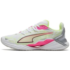 Puma UltraRide White Luminous Yellow   Luminous-Pink (193756-02)