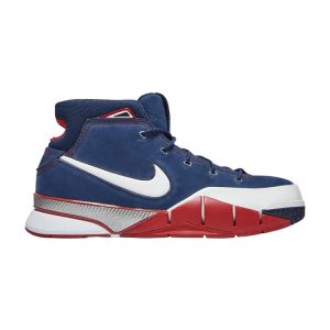 Nike Zoom Kobe 1 Protro USA Blue Midnight-Navy White-Varsity-Red (AQ2728-400)