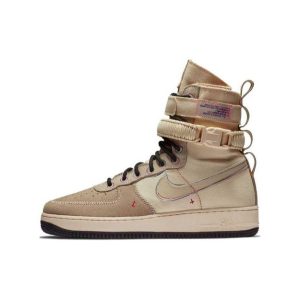 Nike SF Air Force 1 Muslin Brown University-Red-Light-Concord-Muslin (AT4647-100)